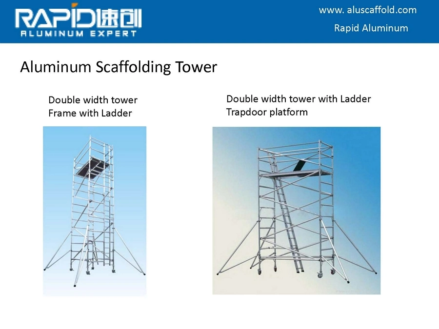Aluminum Modular Movable Scaffolding Slab Prop Shore Formwork Mobile Tower Building System
