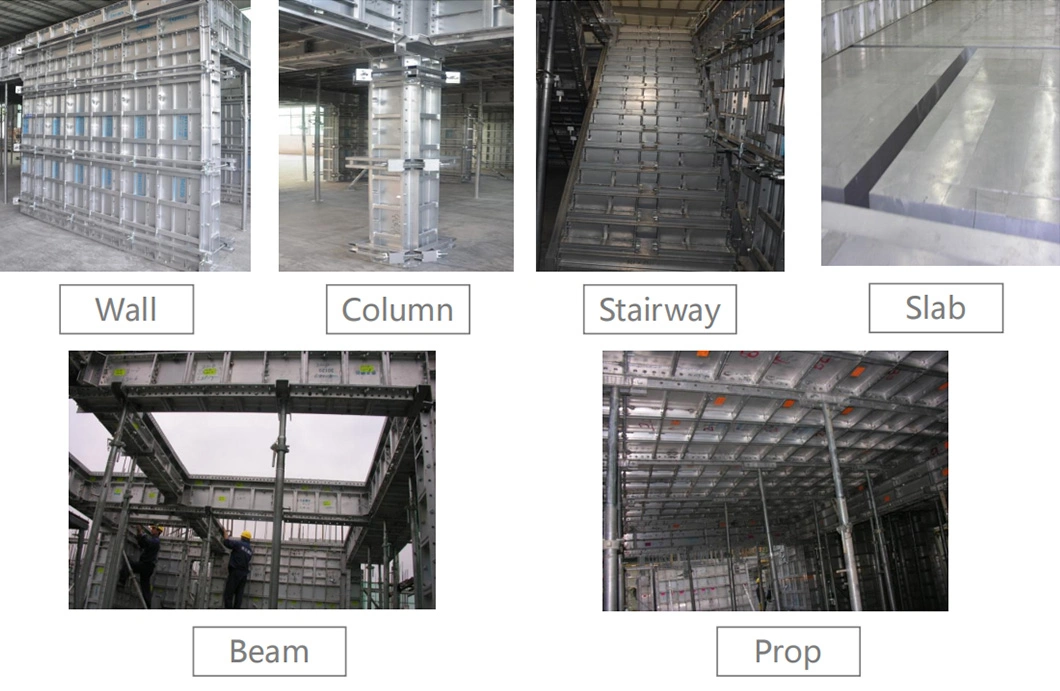 Factory Construction Concrete Aluminum Alloy Formwork System for Build Affordable House